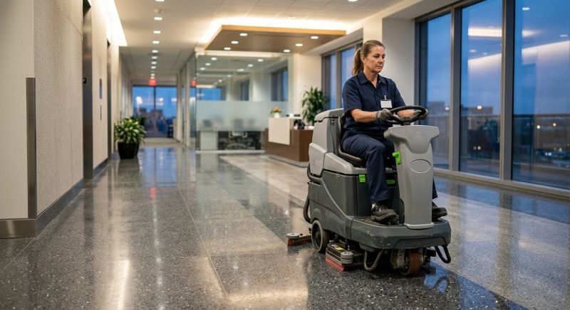 Commercial Floor Cleaning in Conroe, TX