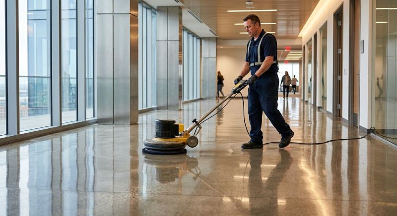 Commercial Floor Shining in Orange County, CA