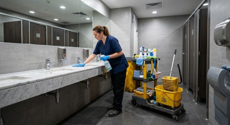 Office Bathroom Cleaning in Conroe, TX